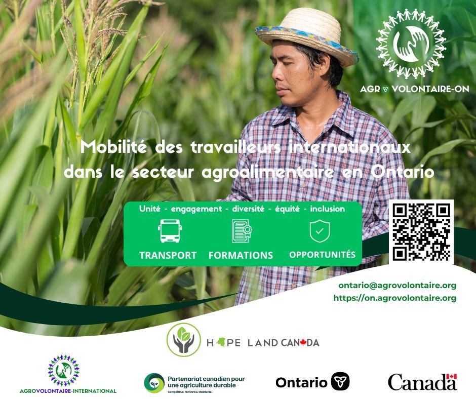 lancement officiel de l&rsquo;initiative Agrovolontaire-ON : Une nouvelle ère pour les travailleurs internationaux du secteur agroalimentaire en Ontario