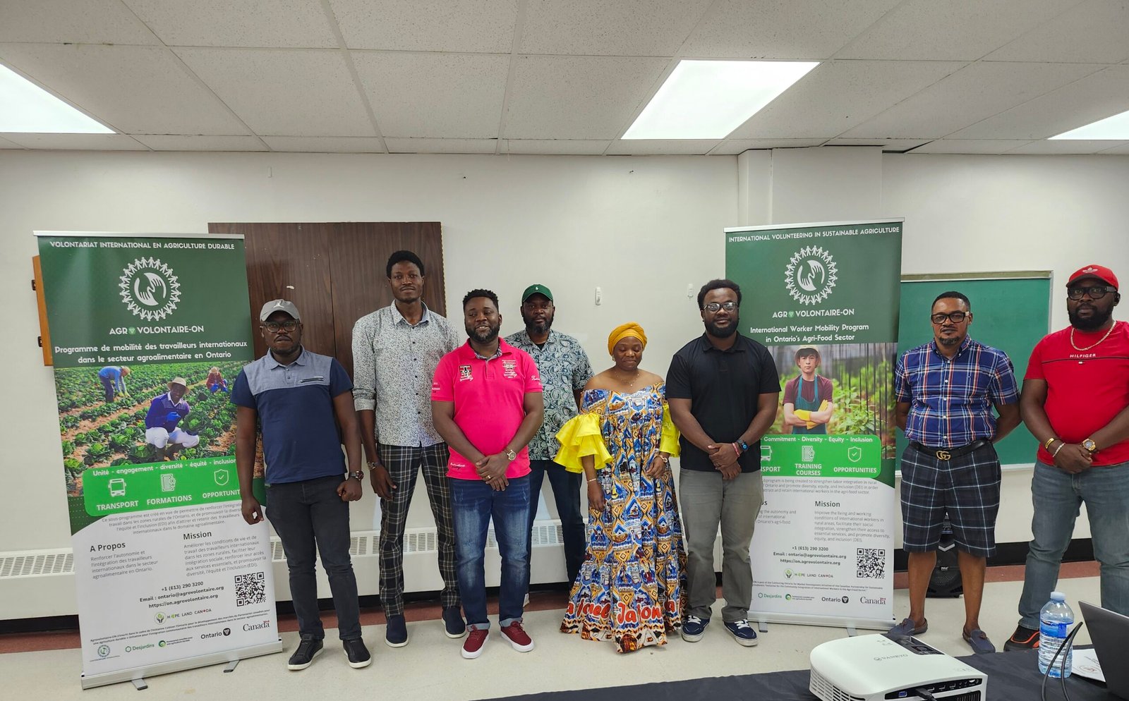 Les volontaires dโAgroVolontaire-ON se mobilisent pour renforcer lโintรฉgration des travailleurs internationaux du secteur agroalimentaire en Ontario